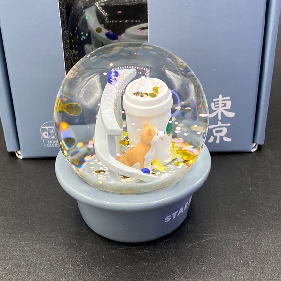 Starbucks Tokyo Japan Snow Globe Mug Shiba Inu New w/ Box - Picture 8 of 12